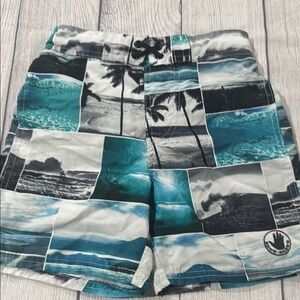 Body Glove Boys Ocean Scenes Swim Trunks